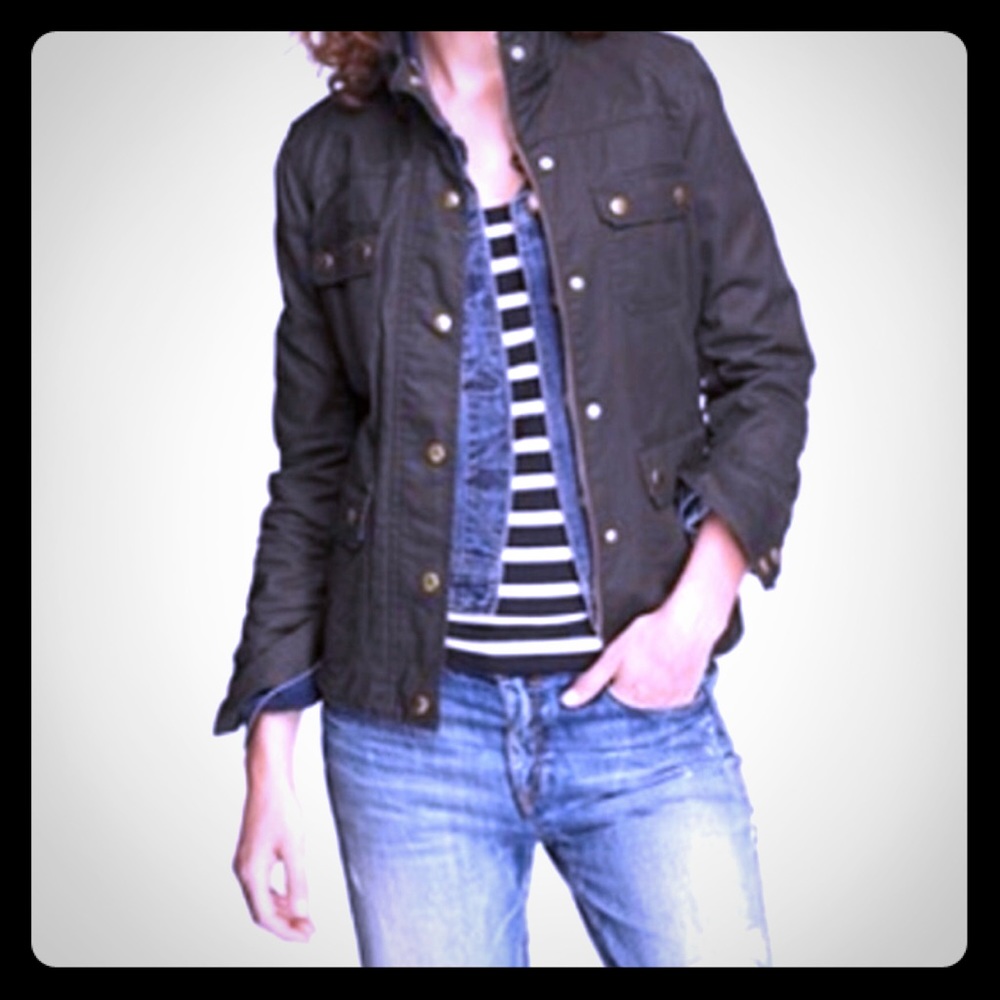 J Crew Navy Field Jacket